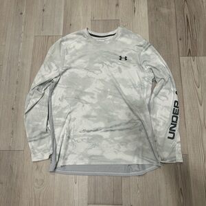 LG Men's Gray Camouflage Long Sleeve Tee